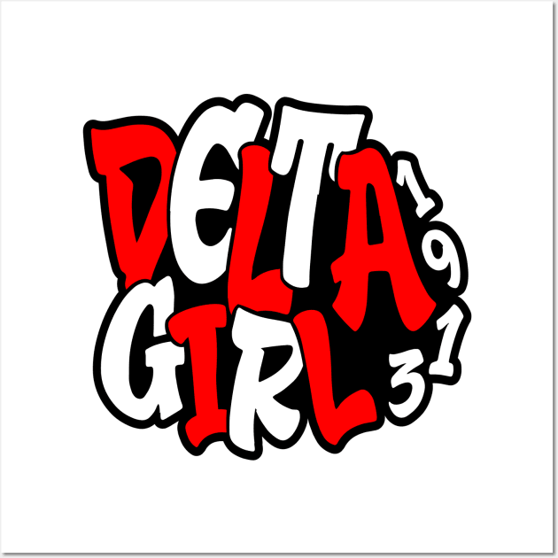 Delta Girl Wall Art by Pretty Phoxie LLC